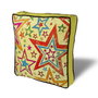 Aberto Design Cojín YM1278 Multicolor 42 x 42 cm